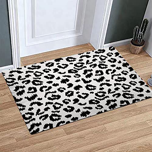 BOMEKS küchenteppich waschbar rutschfest,Teppich küche mit Ölfest und Wasserdicht, Leopard Leopard,Gummirücken Küchenmatte für Esszimmer,Küche,läufer Flur von BOMEKS