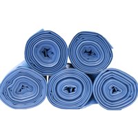 BON TON Abfalltüten, HxBxT 1.020 x 580 x 5 mm, recycelt, blau von BON TON