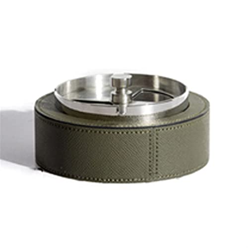 BONAD Aschenbecher aus Metall, Edelstahl, rund, for Zuhause, Wohnzimmer, Küche, Arbeitszimmer, Schlafzimmer, Dekoration, Café, Zigarette, Zigarre, Aschenbecher (Color : 003) von BONAD