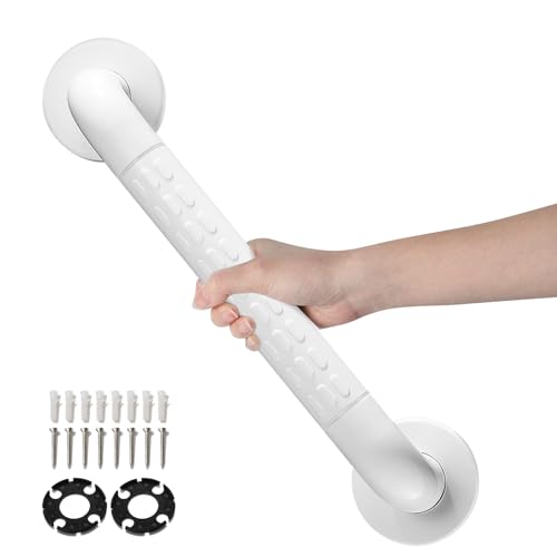 BONADE Rutschfest Haltegriffe Dusche Edelstahl Wannengriff Griffstangen für Senioren Wandhaltegriff Ø35mm Sicherheitsgriff Badewannengriff für Kinder Anti-Rutsch Duschgriffe für Bad WC von BONADE