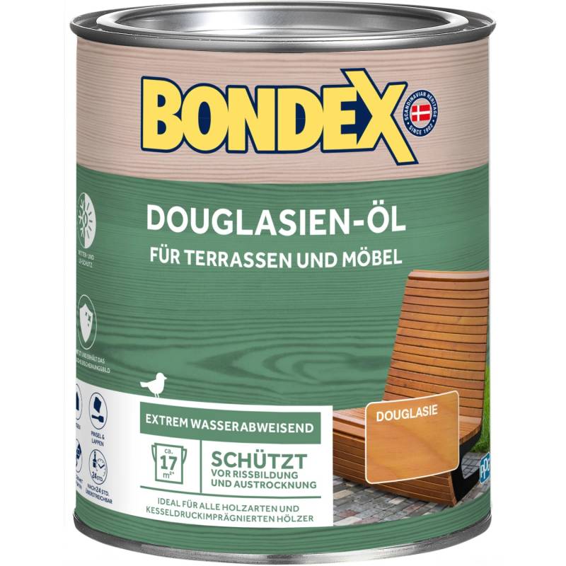 Bondex Douglasien-Öl Holzschutz für außen matt 750 ml von Bondex