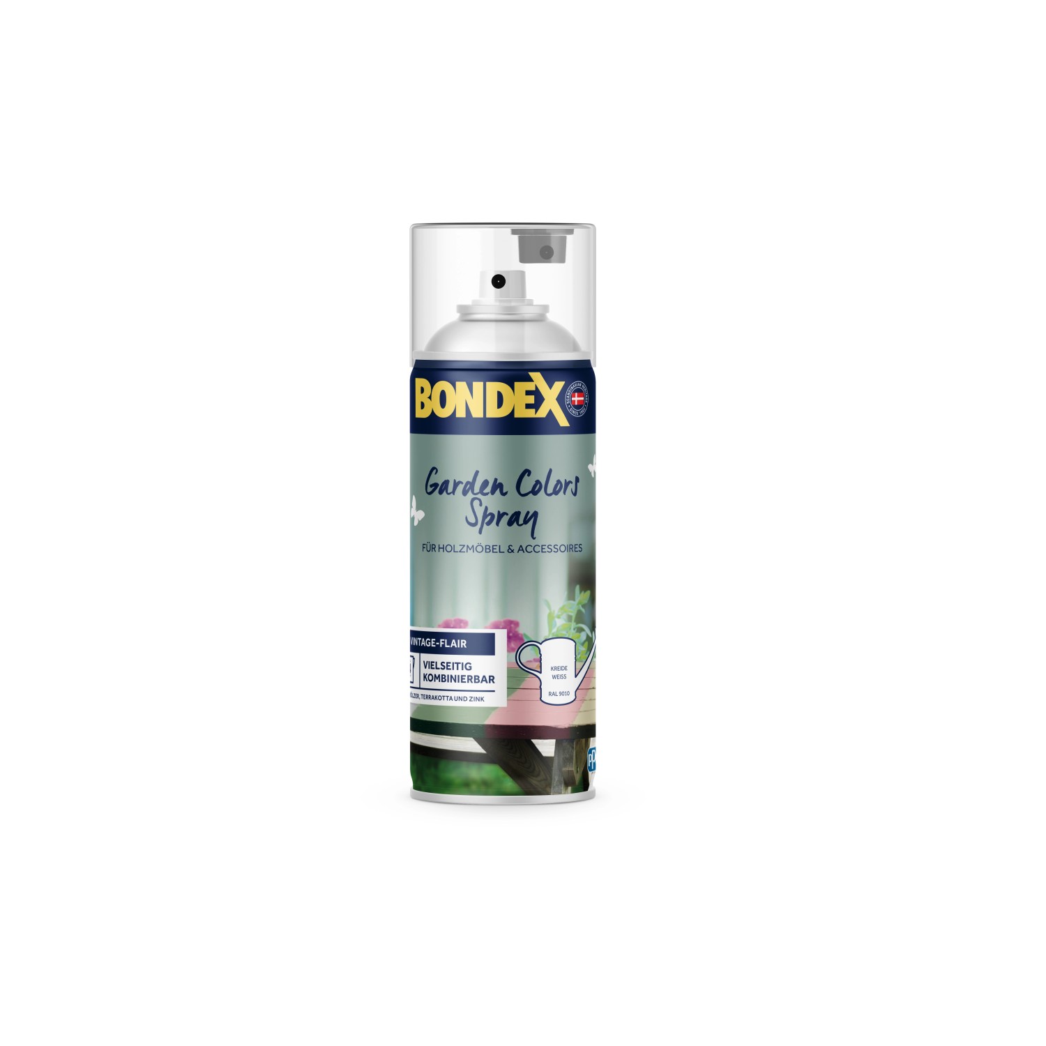 Bondex Garden Colors Spray Kreide Weiss (RAL 9010) 0,4 l von Bondex