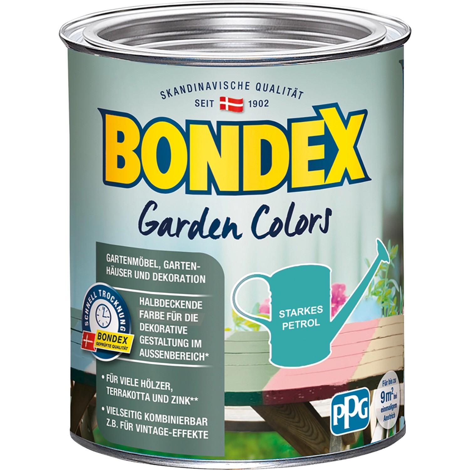 Bondex Garden Colors Starkes Petrol 750 ml von Bondex
