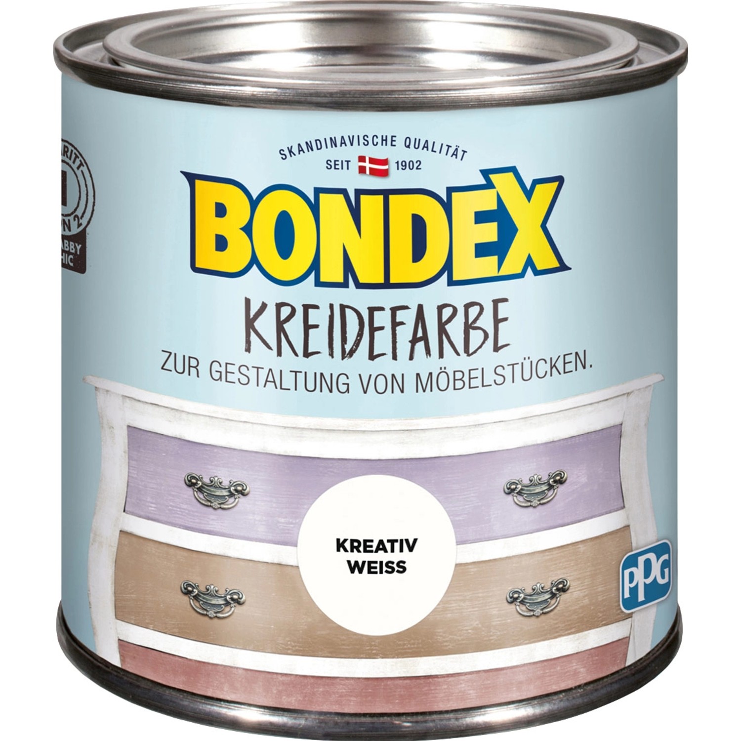 Bondex Kreidefarbe Kreativ Weiß 500 ml von Bondex