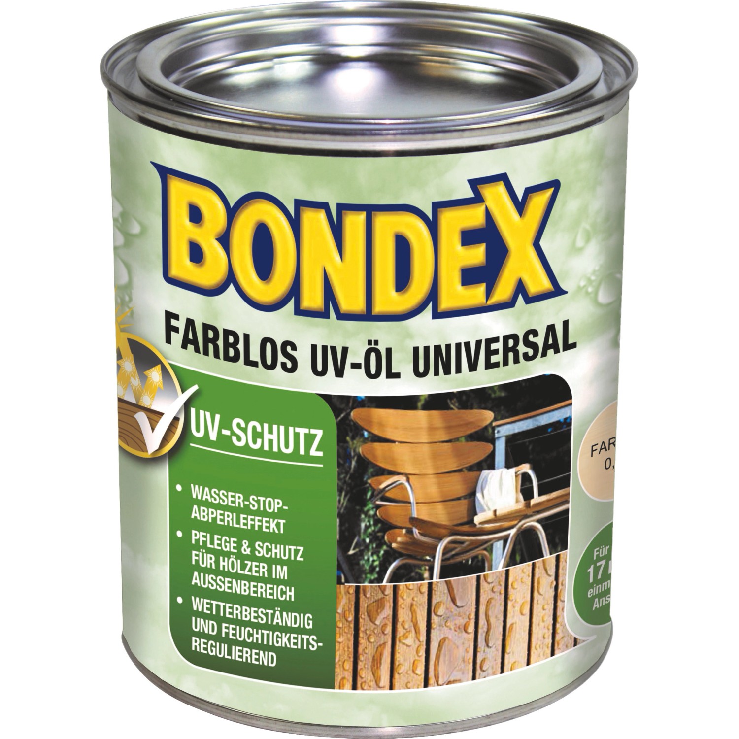 Bondex UV-Öl Universal Transparent 750 ml von Bondex