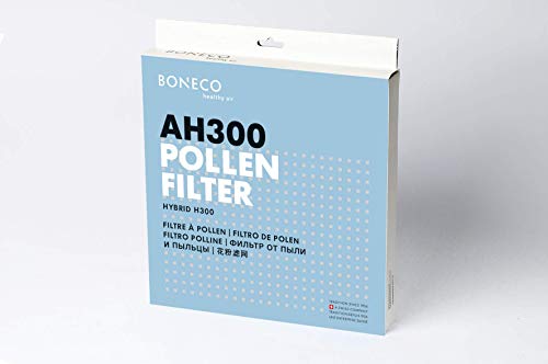 BONECO Pollenfilter AH300 - für H300/H400 mit hocheffizientem Partikelfilter - reduziert Feinstaub und entfernt Bakterien aus der Luft von BONECO