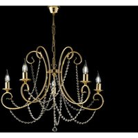 Bonetti Illumina - Magda - Goldener Eisenkronleuchter 5 Lichter 115 - Ø68 - BL146-5-OR Bonetti Illumina - Magda - Goldener Eisenkronleuchter 5 Lichter 115 - Ø68 - BL146-5-OR von BONETTI ILLUMINA