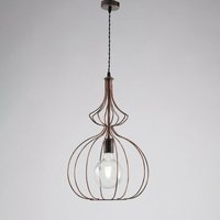 Bonetti Illumina - Moderner urbaner industrieller schwarzer Kupfer-Kronleuchter 35 cm von BONETTI ILLUMINA