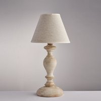Cascina - Weiße und taubengraue Tischlampe aus Holz mit 1 Lampenschirm, Durchmesser 20 H.39 - Ø20 - BL265-LT-BT Cascina - Weiße und taubengraue Tischlampe aus Holz mit 1 Lampenschirm, Durchmesser 20 H.39 - Ø20 - BL265-LT-BT von BONETTI ILLUMINA