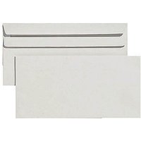 BONG Briefumschläge DIN lang ohne Fenster grau selbstklebend 1.000 St. von BONG