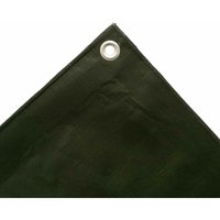 Abdeckplane 10x12m, grün, wasserdicht, 210g/m² von BONI-SHOP®