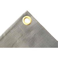 Abdeckplane 280 g/m², 3x5m grau (15m²), wasserdicht und reißfest von BONI-SHOP®
