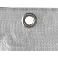 Gerüstplane 2,60 x 10 m 150 g/m² Weiss von BONI-SHOP®