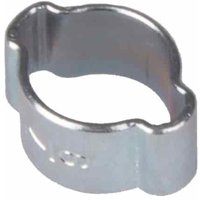 Ohr Schellen, Klemmschellen 5-7mm, 2 Ohr Schelle, W1, verzinkt von BONI-SHOP®