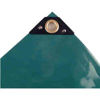 PVC Plane, Abdeckplane, 2x3m, 650 g/m², grün, wasserdicht von BONI-SHOP®
