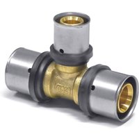 Pressfitting T-Stück Mitte reduziert 32 x 3 - 16 x 2 - 32 x 3 von BONI-SHOP®