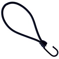 Expanderhaken 6mm x 25cm, Spanngummi Haken, Schwarz von BONI-SHOP