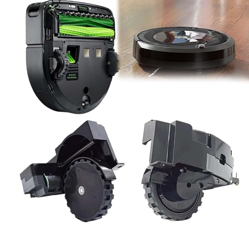 BONJUME 1 Paar Radmodul für Roomba I&E Serie, Ersatz Räder für Roomba I1-I8 J7 E5 E6, Premium Qualität, Kabelloses Zubehör, Schwarz, Robust, Roboter, Ersatzteil BONJUME 1 Paar Radmodul für Roomba I&E Serie, Ersatz Räder für Roomba I1-I8 J7 E5 E6, Premium Qualität, Kabelloses Zubehör, Schwarz, Robust, Roboter, Ersatzteil von BONJUME