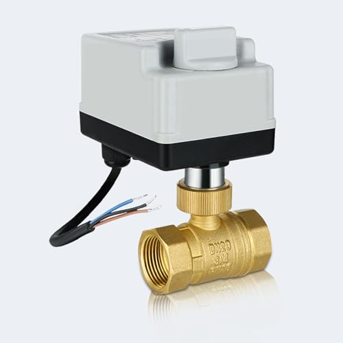 AC220V Motorkugelhahn, 2 Wege Motorkugelhahn Mit Manueller Funktion 3/4 Zoll 2 Wege Zonenventil Motorkugelhahn 220V Manueller Automatischer Kugelhahn für Industrielle Und Häusliche Wassersysteme AC220V Motorkugelhahn, 2 Wege Motorkugelhahn Mit Manueller Funktion 3/4 Zoll 2 Wege Zonenventil Motorkugelhahn 220V Manueller Automatischer Kugelhahn für Industrielle Und Häusliche Wassersysteme von BONJUME