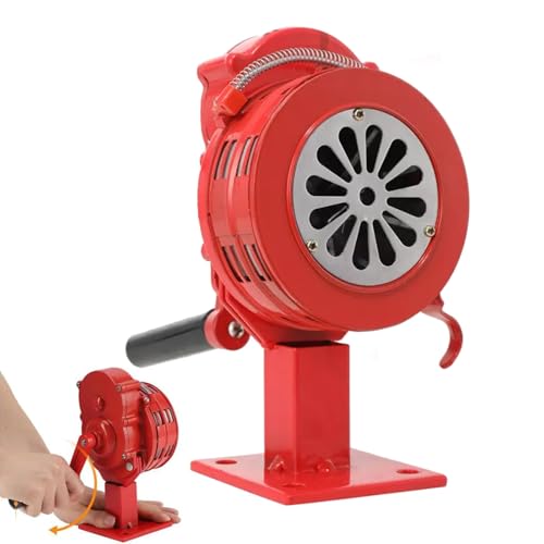 Sirene, Tragbarer Handkurbel Alarm Mit Fester Halterung, Siren Tragbar Handkurbel Alarm 110dB Manuell Bedienter Luftangriffshorn Alarm Handsirene AirHorn für Feueralarm den Heim Hotel Sirene, Tragbarer Handkurbel Alarm Mit Fester Halterung, Siren Tragbar Handkurbel Alarm 110dB Manuell Bedienter Luftangriffshorn Alarm Handsirene AirHorn für Feueralarm den Heim Hotel von BONJUME