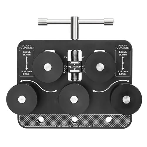 Rohrglätter, Schlauchrichter für 3/16"–1" (Ø 4,75–25 mm) Bremsleitungen Benzin- und Kupferrohre Aluminiumrohre Bremsleitungsglätter Rohrbieger-Werkzeug für KFZ Werkstatt Handwerker Heimwerker von BONJUME