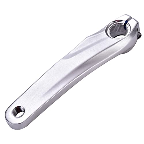 BONKZEBU Fahrrad-Fahrrad-Kurbel aus Aluminium Legierung für 590 610 SLX XT Kurbelset, Leichte Aluminium-Fahrrad-Kurbel Arm, 170mm Fahrrad-Kurbel-Ersatz (Silber) von BONKZEBU