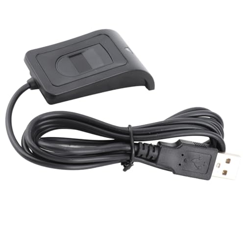 BONKZEBU Fingerabdruck -Schlüsselleser, Kompaktstruktur Auto Kalibrierungserkennung USB -Fingerabdruckleser für PC, High Security Computer Fingerprint Scanner, Multi -Account von BONKZEBU