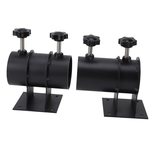 BONKZEBU Heavy -Duty -Patio -Regenschirmhalter, Metall Deck Mount Regenschirmstand, Außenschirde -Halterung für Decksgeländer, Decksschirmestandhalter, Patio -Regenschirmklasse von BONKZEBU