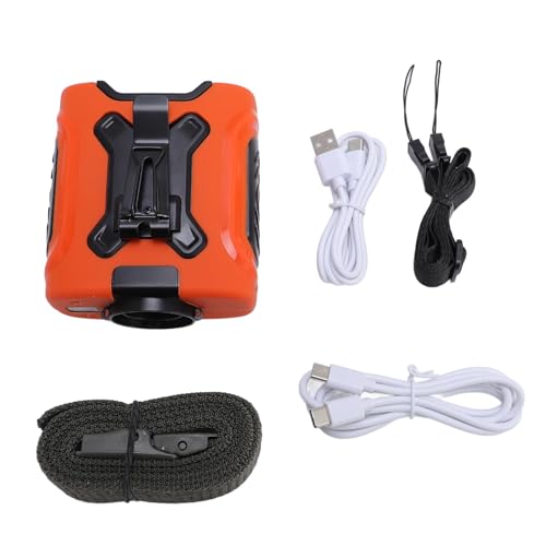 BONKZEBU Hüftventilator, Tragbarer Hüftventilator mit Bürstenlosem Hochgeschwindigkeitsmotor, 3-in-1-Vielseitigkeit, Intelligent, Tragbar, Wiederaufladbar, für Campingreisen Im Freien, von BONKZEBU