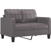 Bonnevie - 2-Sitzer-Sofa,Sofas gerade Grau 120 cm Kunstleder vidaXL von BONNEVIE