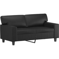 2-Sitzer-Sofa Schwarz 120 cm Kunstleder vidaXL662273 von BONNEVIE