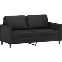 Bonnevie - 2-Sitzer-Sofa Schwarz 140 cm Kunstleder vidaXL95337 von BONNEVIE