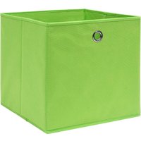 Aufbewahrungsboxen 4 Stk. Vliesstoff 28x28x28 cm Grün Vidaxl Grün von BONNEVIE