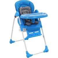 Bonnevie - Baby-Hochstuhl Blau und Grau vidaXL399903 von BONNEVIE