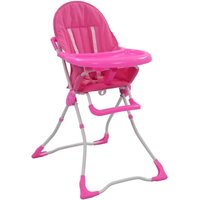 Bonnevie - Baby-Hochstuhl Rosa und Weiß vidaXL104939 von BONNEVIE