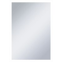 Badezimmer-Wandspiegel mit LEDs 60x100 cm Vidaxl Silber von BONNEVIE