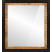 Bonnevie - Badspiegel 55x1x60 cm Glas und Massivholz Mango vidaXL49758 von BONNEVIE