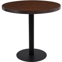 Bonnevie - Bistrotisch Dunkelbraun 80 cm mdf vidaXL73492 von BONNEVIE