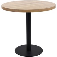 Bistrotisch Hellbraun 80 cm mdf vidaXL37919 von BONNEVIE