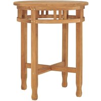 Bonnevie - Bistrotisch Ø60x60 cm Teak Massivholz vidaXL346560 von BONNEVIE