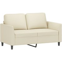 Bonnevie - 2-Sitzer-Sofa Creme 120 cm Kunstleder vidaXL41094 von BONNEVIE