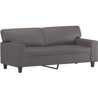 Bonnevie - 2-Sitzer-Sofa Grau 140 cm Kunstleder vidaXL359094 von BONNEVIE