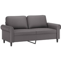Bonnevie - 2-Sitzer-Sofa Grau 140 cm Kunstleder vidaXL371318 von BONNEVIE