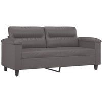 Bonnevie - 2-Sitzer-Sofa Grau 140 cm Kunstleder vidaXL676832 von BONNEVIE