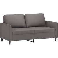 Bonnevie - 2-Sitzer-Sofa Grau 140 cm Kunstleder vidaXL87987 von BONNEVIE