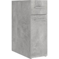 Vidaxl - Apothekerschrank Betongrau 20x45,5x60 cm Holzwerkstoff Grau von BONNEVIE