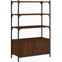 Bücherregal 3 Fächer Braun Eiche 70x30x109,5 cm Holzwerkstoff vidaXL98279 von BONNEVIE