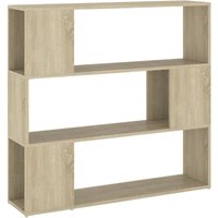 Bonnevie - Bücherregal Raumteiler,Standregal Sonoma-Eiche 100x24x94 cm vidaXL von BONNEVIE