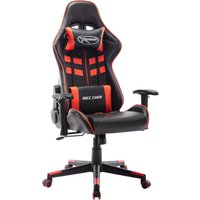 Gaming-Stuhl,Bürostuhl Computerstuhl Ergonomisch,Gaming Chair Schwarz und Rot Kunstleder -DE44908 - Mehrfarbig von BONNEVIE