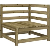 Garten-Ecksofa 70x70x67 cm Kiefernholz Imprägniert vidaXL684027 von BONNEVIE